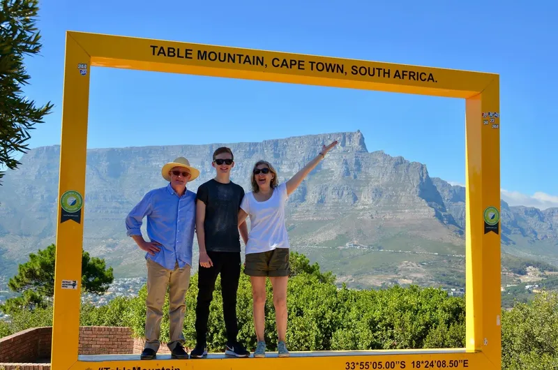Table mountain from signal hill.DoE7Ce6i - Table Mountain & City Tour